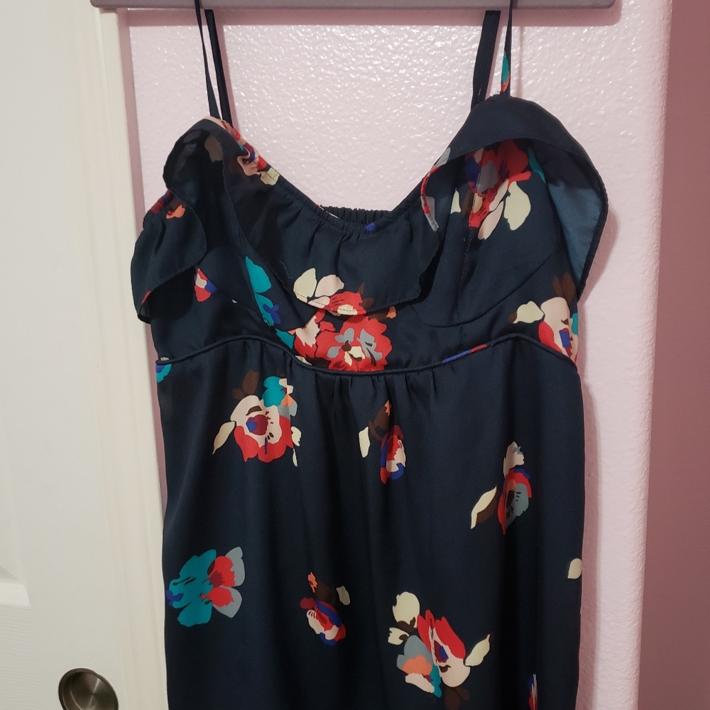 Floral Ruffle Tank